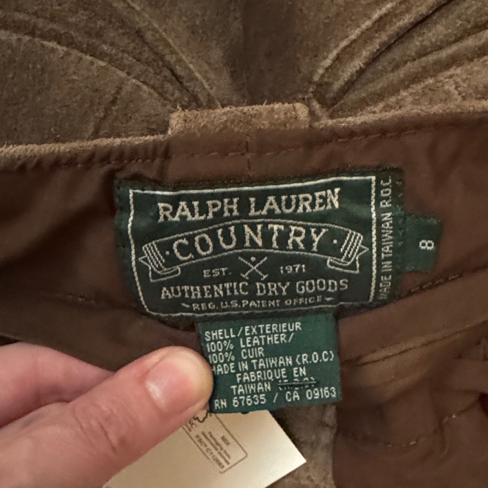 Ralph Lauren Leather Pants